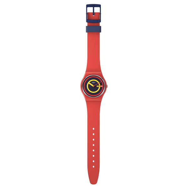 SWATCH - CONCENTRIC RED