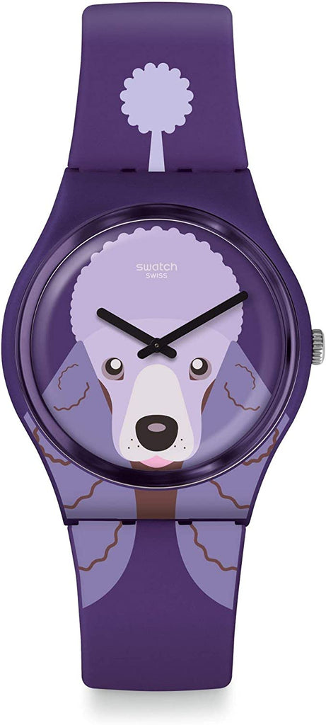 SWATCH - Purple Poodle - World Time