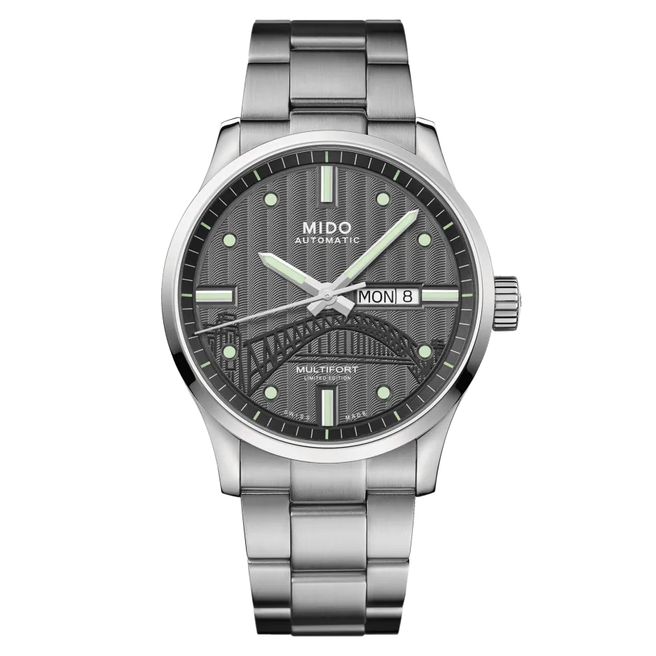 MIDO - MULTIFORT 20TH ANNIVERSARY INSPIRED BY ARCHITECTURE - World Time