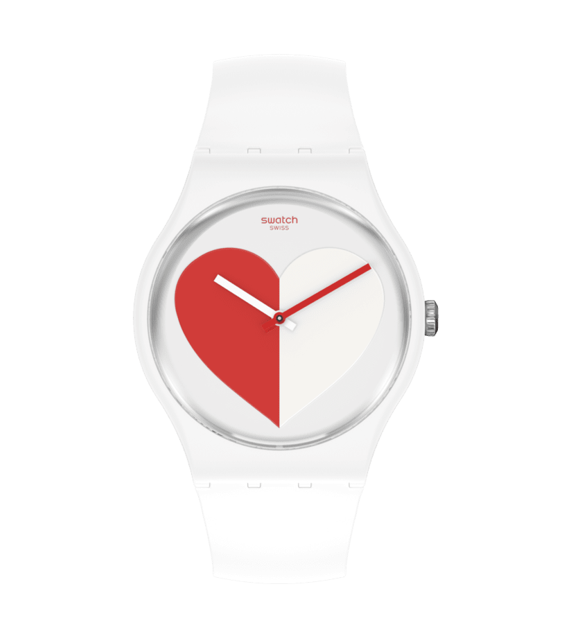 SWATCH - Half <3 Red - World Time