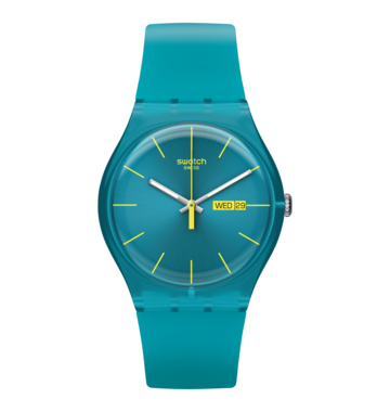 SWATCH - Turquoise Rebel - World Time