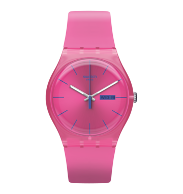 SWATCH - Pink rebel - World Time